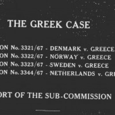 Group logo of The Greek Case in the Council of Europe