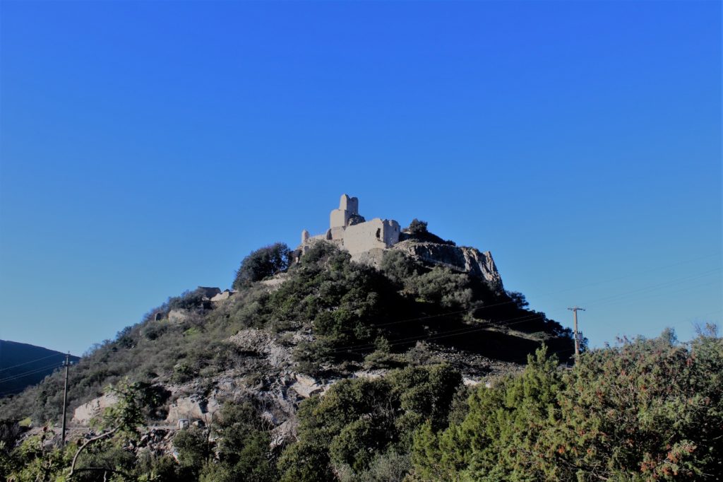 Rocca San Silvestro medieval castle, view