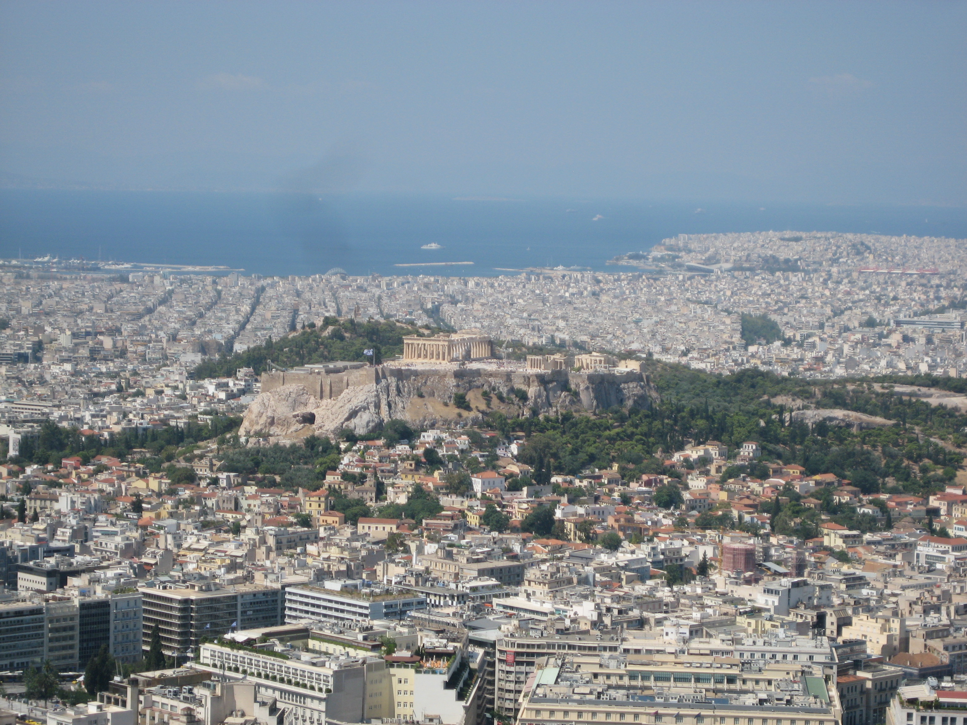 Athens from Mount Lykavittos