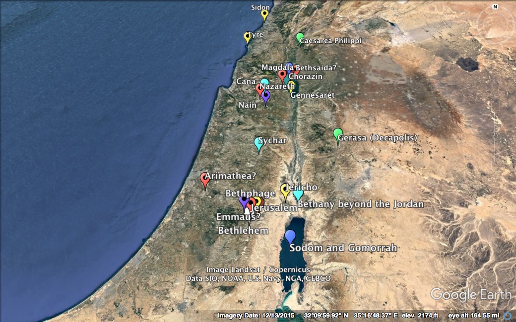 Cities in the Gospels