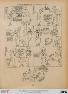 “Spiritualistic Radio Sesson.” Fliegende Blätter 16 May 1924, p. 213.