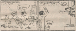 "A Dog Day at the Riebeisels'." Der Götz von Berlichingen 1925/07/31, p. 5 (detail).
