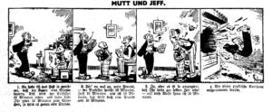 Bud Fisher (?), Mutt and Jeff, Illustrierte Wochenpost 28 Mar. 1930, p. 3.