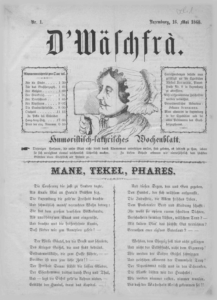 D'Wäschfra, first issue.