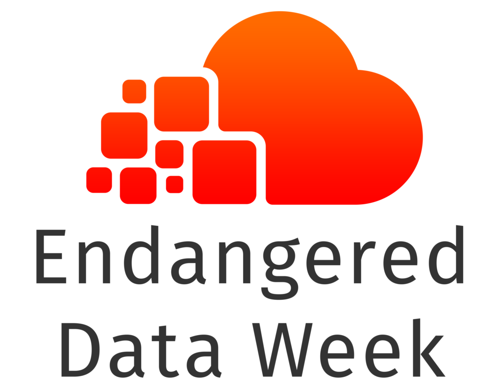 Endangered Data Week logo