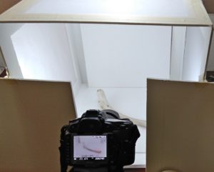 Tomas fotográficas utilizando una caja de luz. 