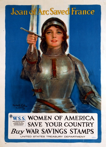 It encourages American women to buy War Savings Stamps. Aimed to both finance the U.S war effort and instil patriotism, the stamps were available in issues of 10 cents and 25 cents.