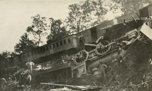 train wreck at Bull Run