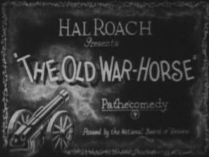 Title slide for The Old War-Horse