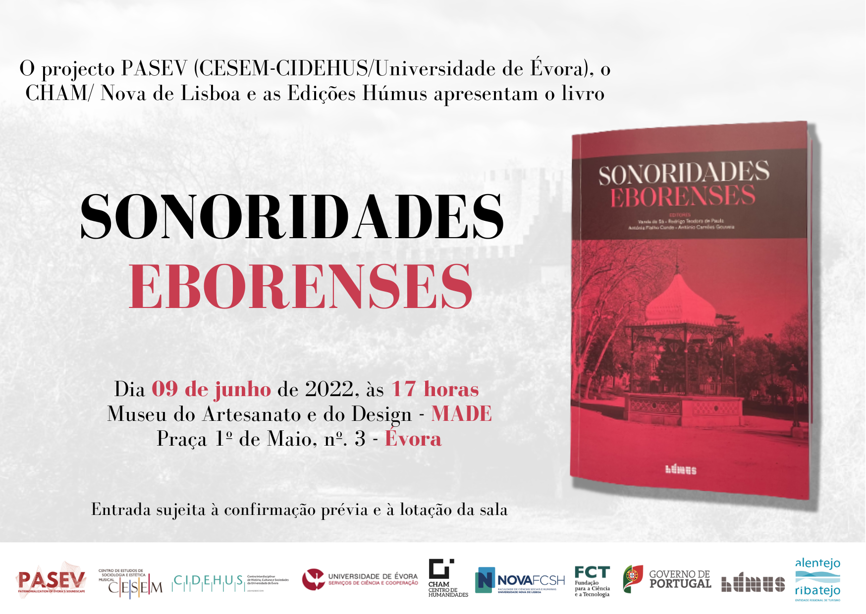 Lançamento do livro “Sonoridades Eborenses”