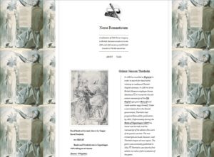A screenshot of my "Norse Romanticism" research Tumblr blog. 