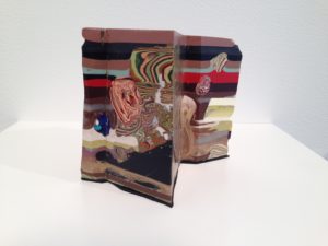 Laura Moriarty, 2014, layers of solid, pigmented beeswax