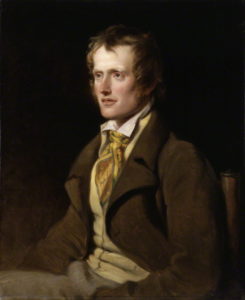 Painting of John Clare by William Hilton, oil on canvas, 1820