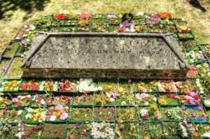 John Clare's gravestone