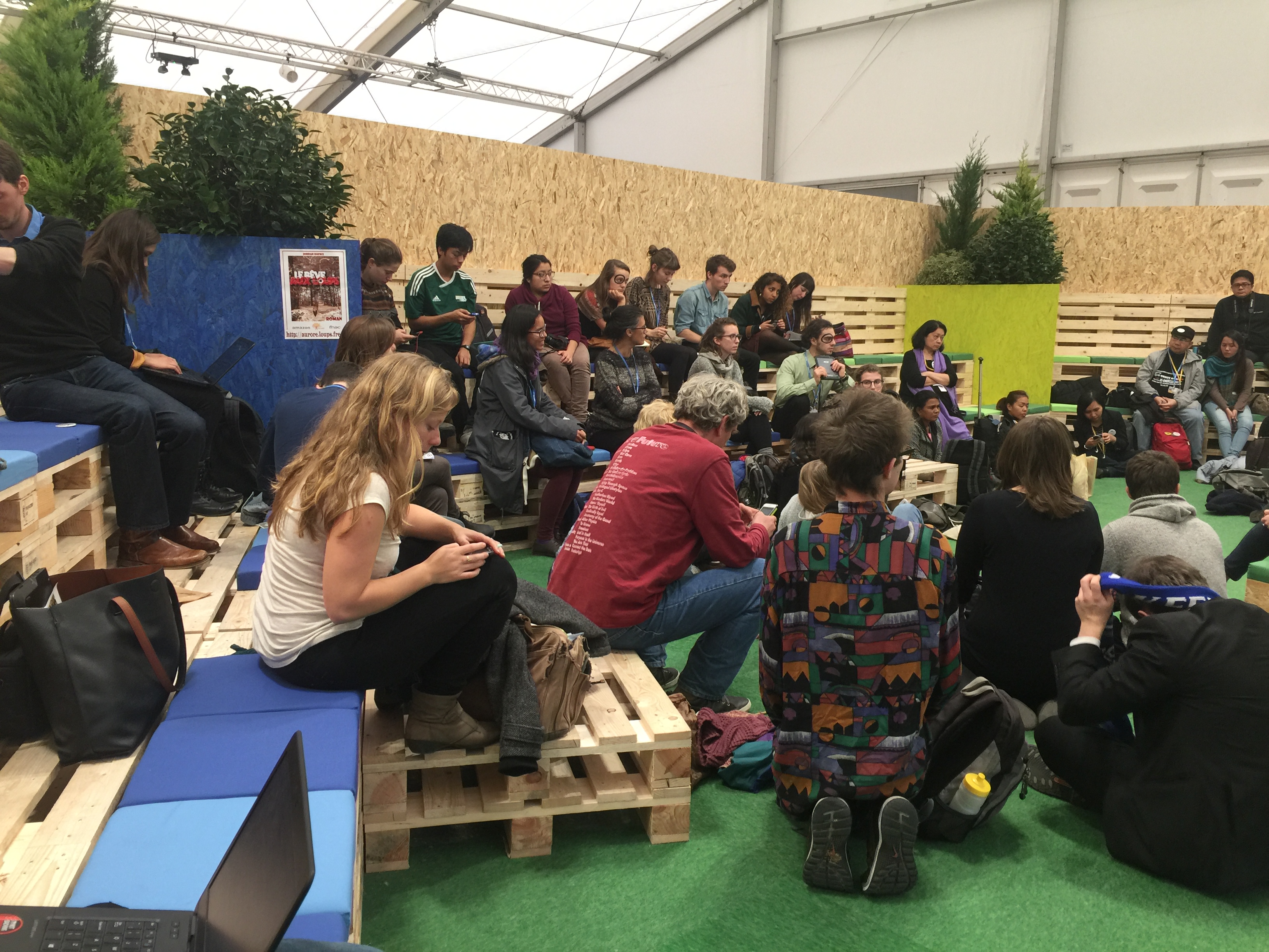 Forum during Women and Gender Day in Climate Generations Area, COP21, Le Bourget, France, 8 December 2014