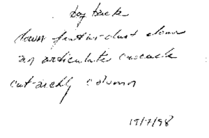 Boy Back - scan of handwritten poem