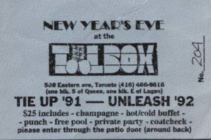 Toolbox, New Year's Eve 1992