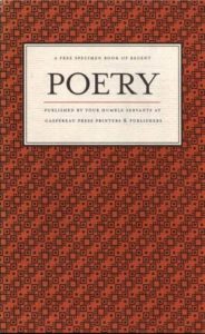 Cover of Gaspereau Press catalogue