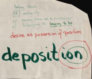 desire as possession of position - longing to be