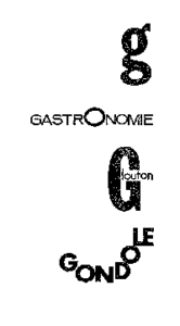 G from Dictionnaire des citations