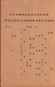 concrete poem in honour of louise nevelson