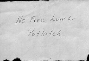 Note - No Free Lunch / Potlatch