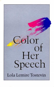 cover - Color of Her Speech - Lola Lemire Tostevin