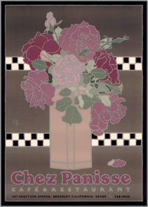 chez panisse poster 1989 - david lance moines