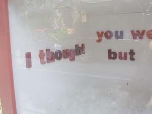 erika james installation grace street toronto - i thought