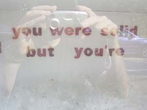 Erika james installation grace street toronto - you were solid