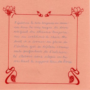 Claude Beausoleil - card from Promenade Modern Style 1975