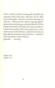page from Adrienne Rich - Sources