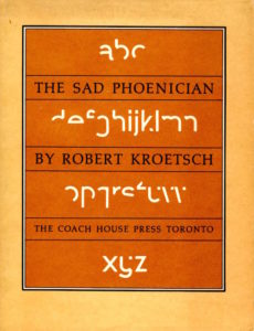 cover Sad Phoenecian - Robert Kroetsch