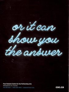 ephemera - canadian opera company - or it can show you the answer