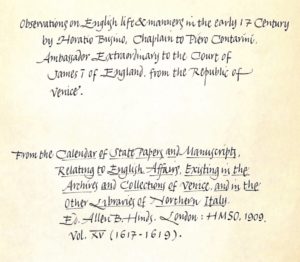 calligraphy from willard McCarty