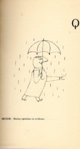 Letter Q from The Good Citizen's Alphabet by Bertrand Russell