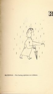 Letter R from The Good Citizen's Alphabet by Bertrand Russell