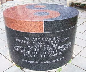 We are stardust inscription - Princeton Class 69 - Joni Mitchell