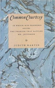 Cover -- Common Courtesy by Judith Martin