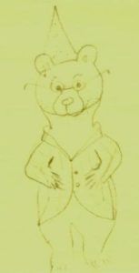 sarah west caricature of francois lachance in the tradition of rooted imaginings