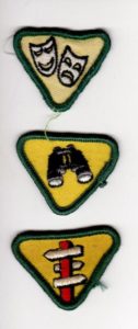 Three Canadian Wolf Cub Badges circa 1970
