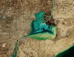 Lake St. Clair - Canada - source: European Space Agency