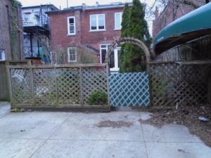Gate in the Shady Lane - Toronto - April 2020