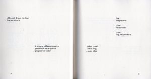 fragments from the frag pool: haiku after bashō - gary barwin & derek beaulieu - double spread pages 38 and 39