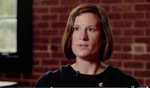 Screenshot of me being interviewed