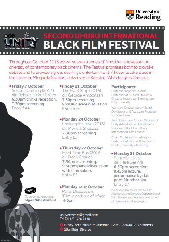 Poster promoting Black Film Festival