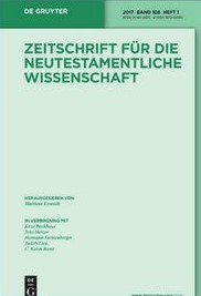 Cover of ZNW journal