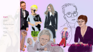 Start page for gender reveal party as of 2019/12/15