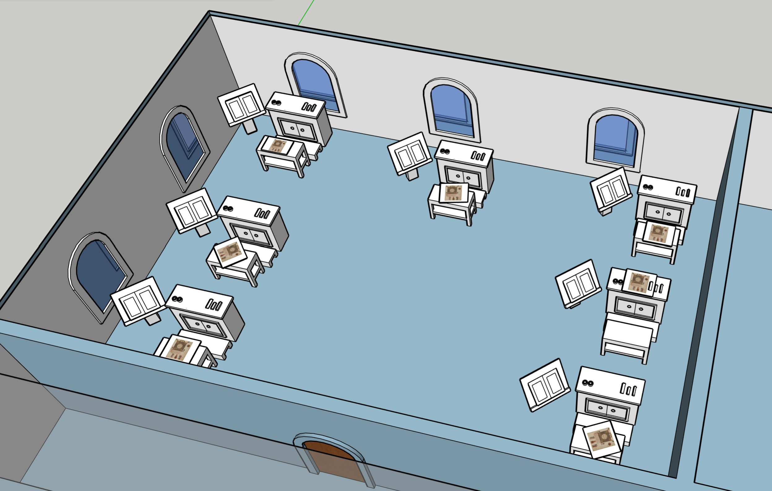 Model of the Stoudios Scriptorium