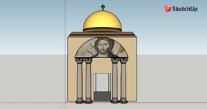 Figure 1 - Front of Chalkê model